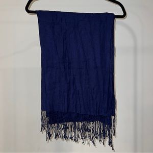 Navy Blue Scarf